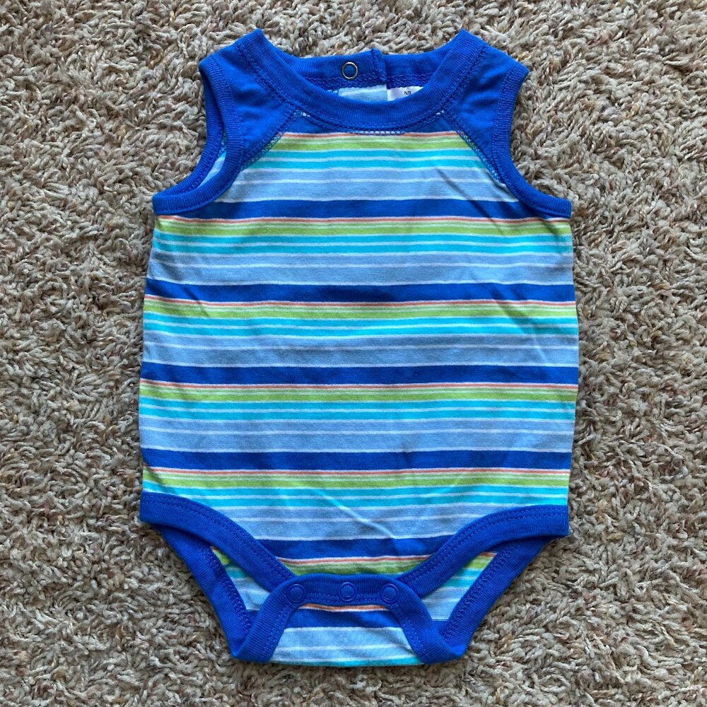 Circo Striped Tank Top Onesie Size NB